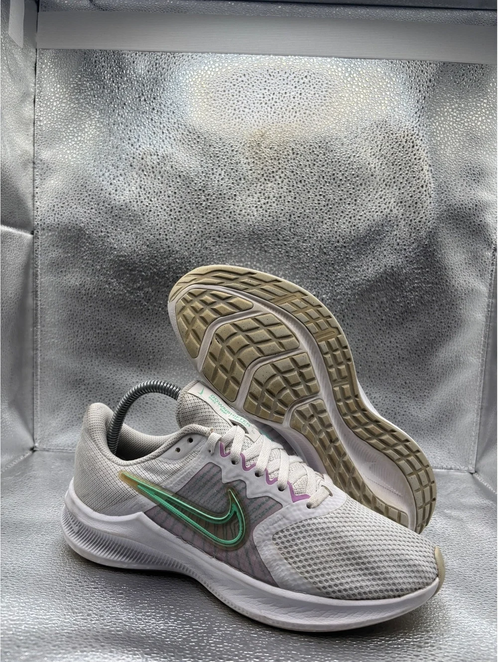 Nike downshifter 11 white signal green